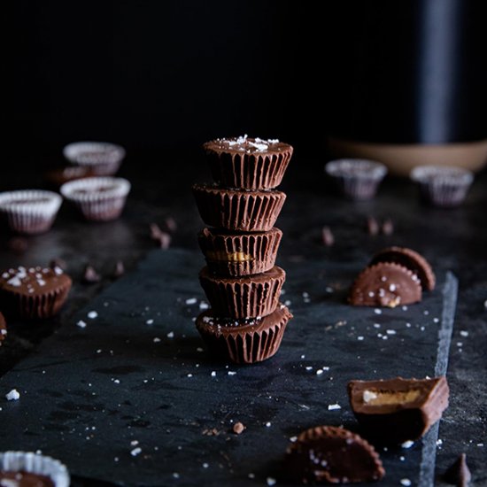 Salted Chocolate Peanut Butter Cups