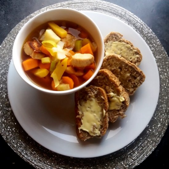 Veggie Soup with Chicken