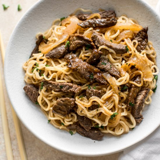 Beef and Noodles