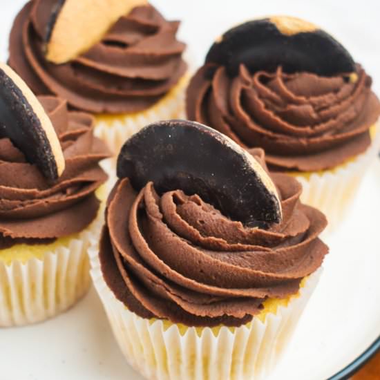 Jaffa Cupcakes