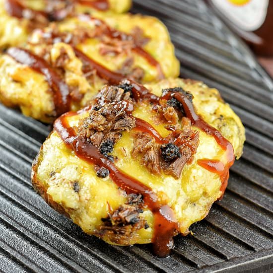 BBQ Brisket Twice Baked Potato