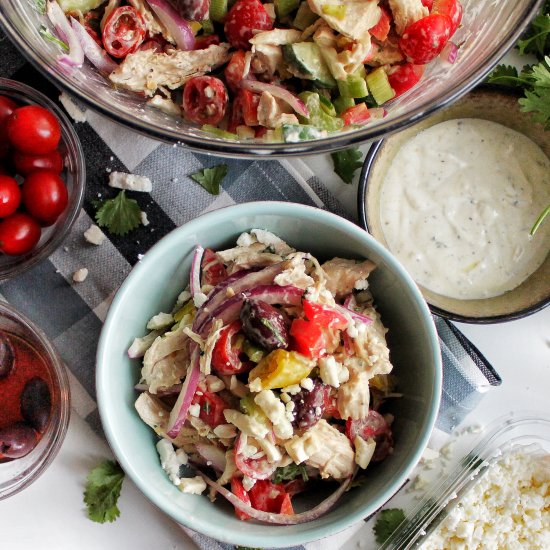 Greek Style Chicken Salad