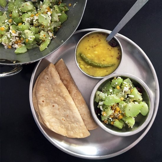 Chayote Coconut Stir Fry