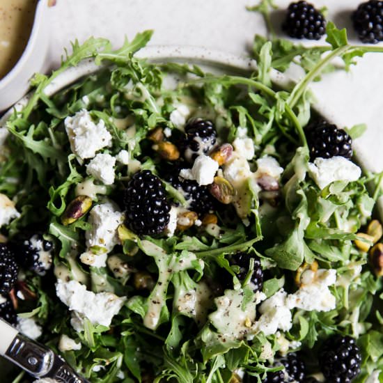 Blackberry Chèvre Salad