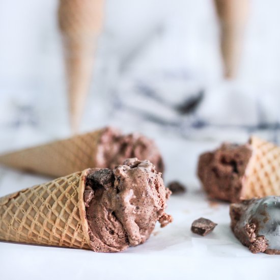 Chocolate Chocolate Chunk Gelato