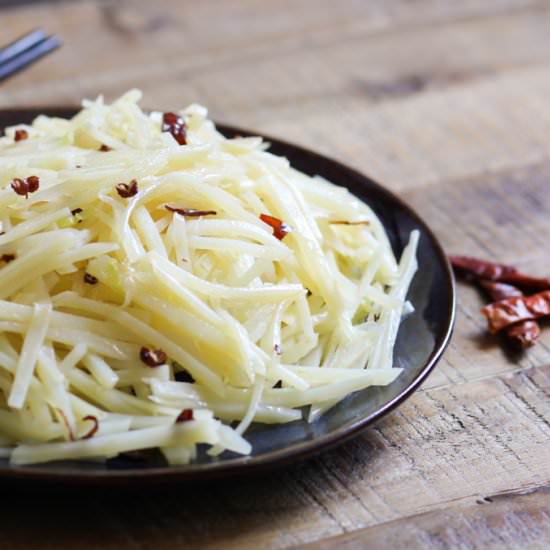 Szechuan Style Shredded Potatoes