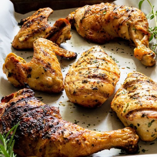 Mustard & Herb Grilled Chicken