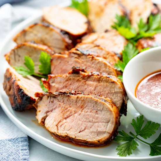 Grilled BBQ Pork Tenderloin