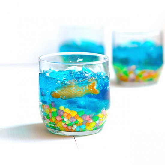 Mini Jello Fish Bowls