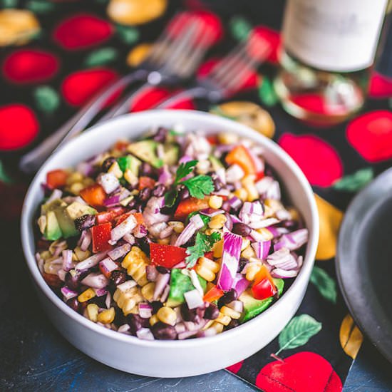 Summer Grilled Corn Salad