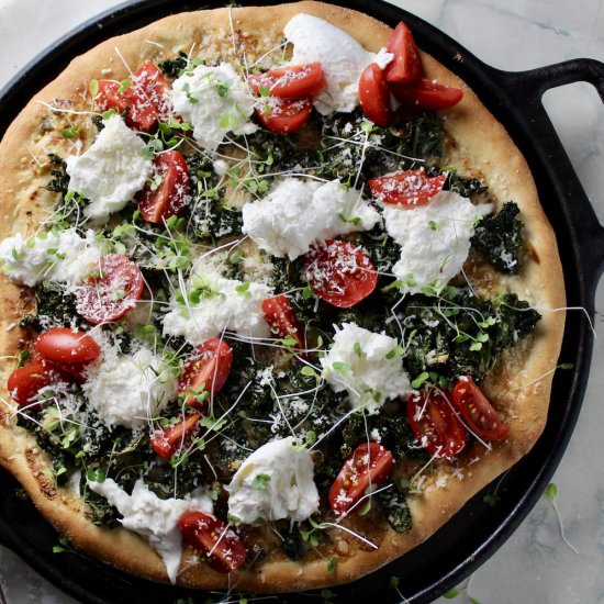 Kale Caesar Pizza