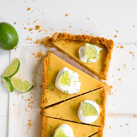 Key Lime Pie in a Loaf Pan