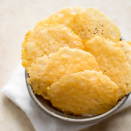 Easy Parmesan Cheese Crisps