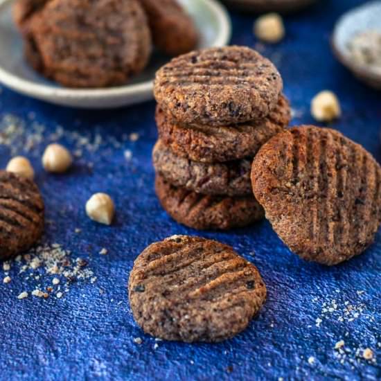 Hazelnut Meal Cocao Cookies