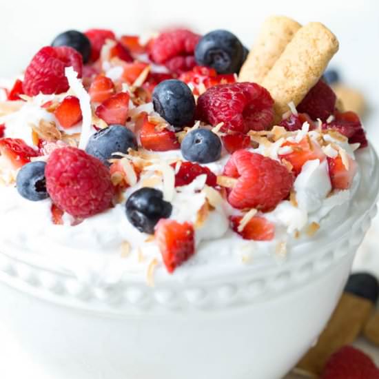 Berry Cream Pie Dip