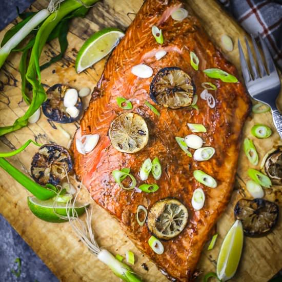 Soy and Lime Grilled Salmon