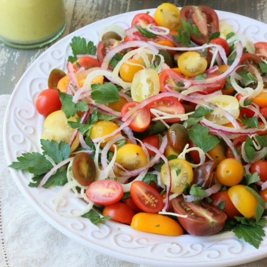 Tomato, Fennel & Red Onion Salad