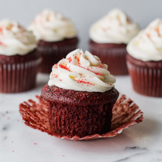 Gluten-Free Red Velvet Cupcakes