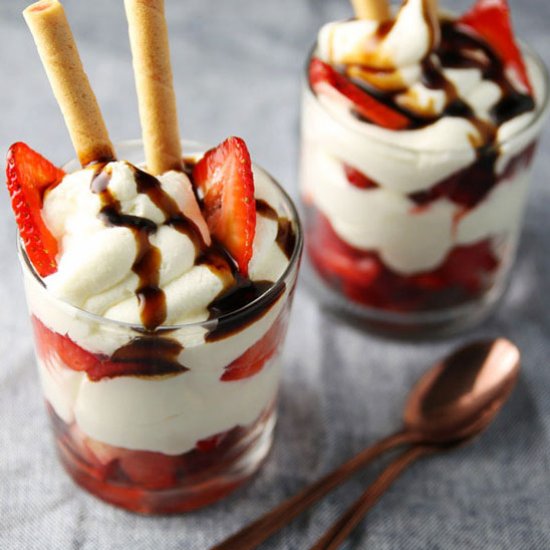 Fragole Con Panna