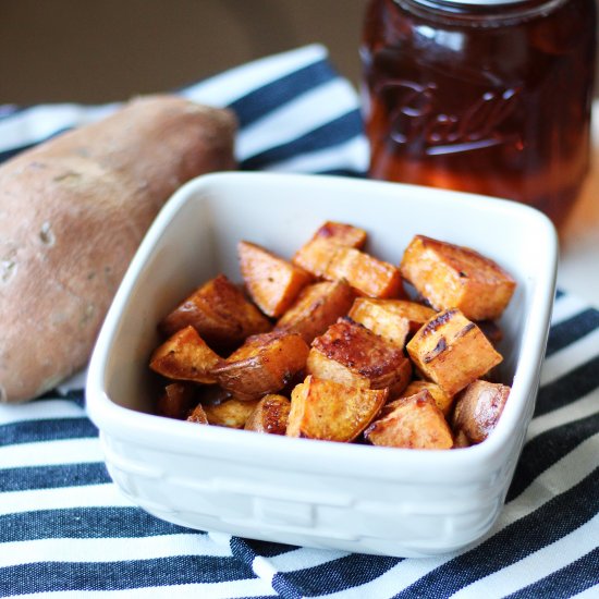 Maple Cinnamon Sweet Potatoes