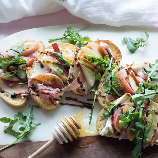 Summer Nectarine Bruschetta