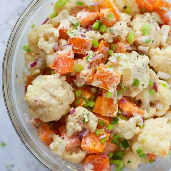 Roasted Butternut Cauliflower Salad