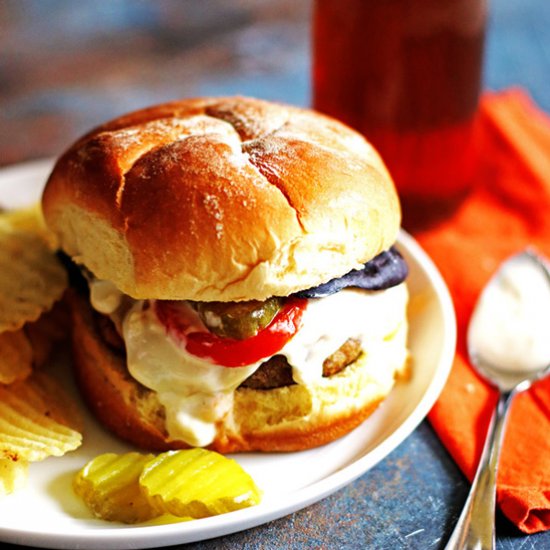 Blue Cheese Burgers