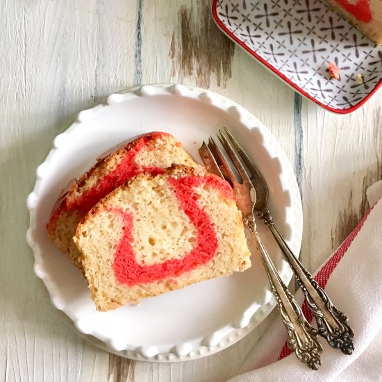 Bakery style ribbon cake