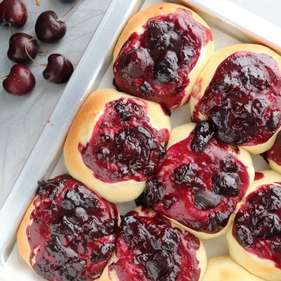 Black Cherry Cheesecake Kolaches