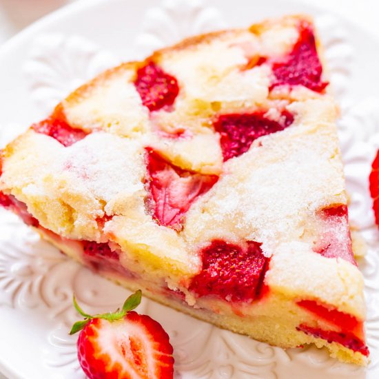 Crustless Strawberry Pie