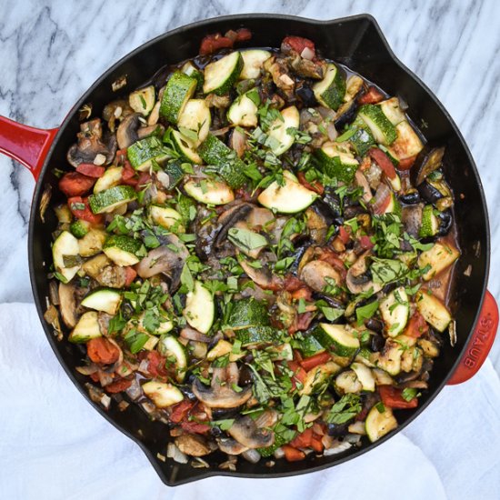 Summer Vegetable Ratatouille