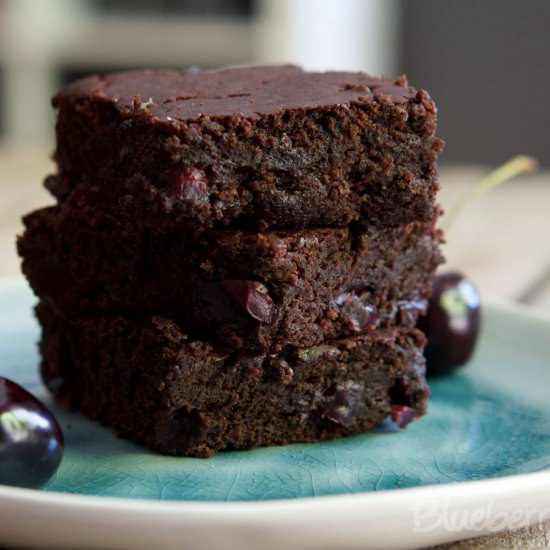 Juicy Cherry Brownies