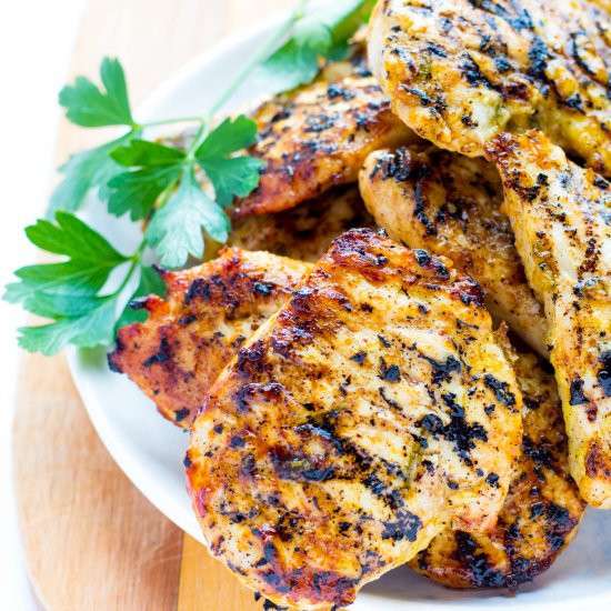 Grilled Lemon Rosemary Chicken