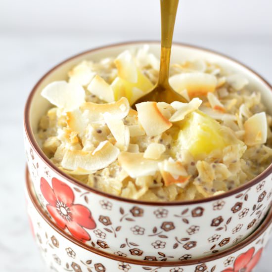 Pina Colada Oatmeal