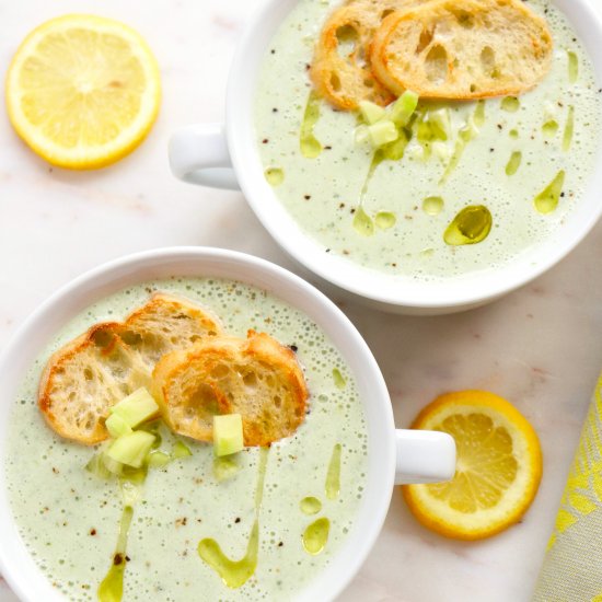 Chilled Cucumber Buttermilk Soup