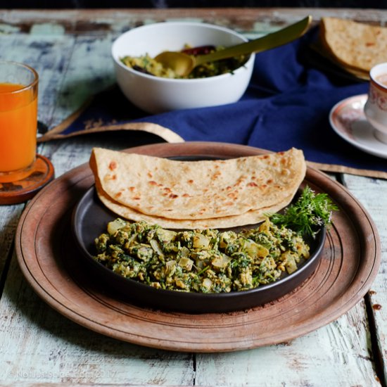 Coriander Egg Stir Fry