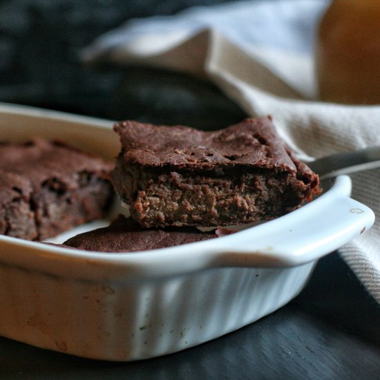 Rye flour protein brownies