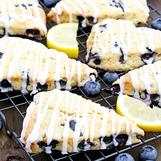 Lemon Blueberry Scones