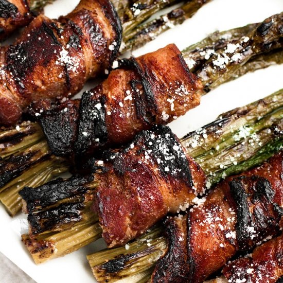 Bacon-Wrapped Maple Asparagus