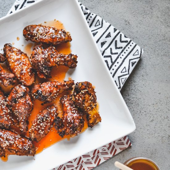 Honey Za’atar Hot Wings