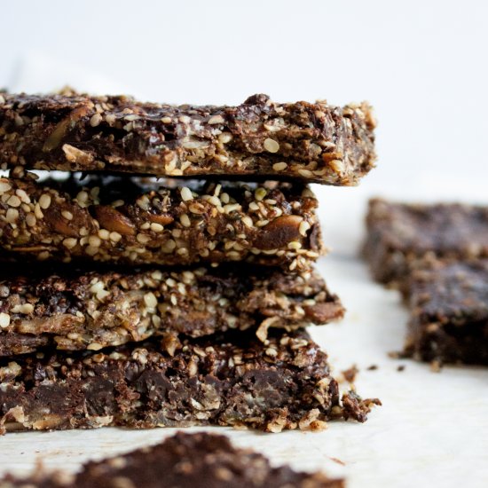 Vegan Keto Granola Bars