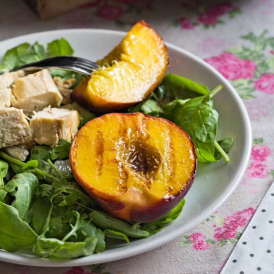 Grilled Peach Salad