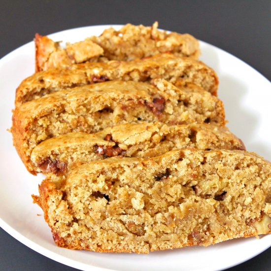 Whole Wheat Oats Banana Bread