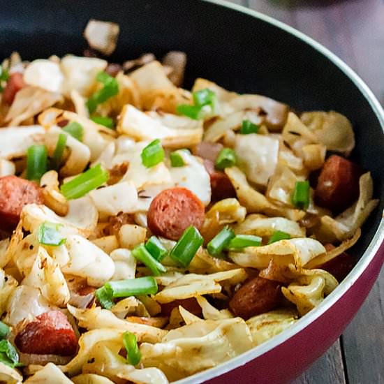 Cabbage Sausage Skillet