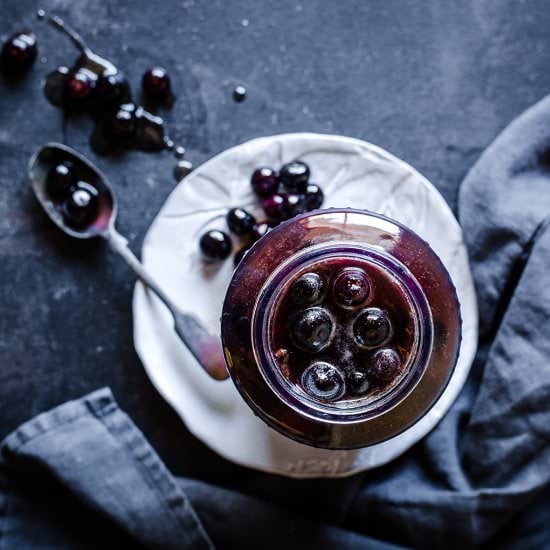 Low-Carb Pickled Blueberries