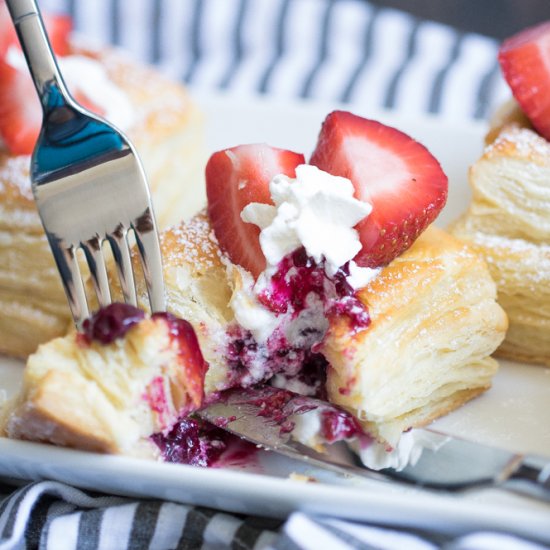 Very Berry Sweet Puff Pastry