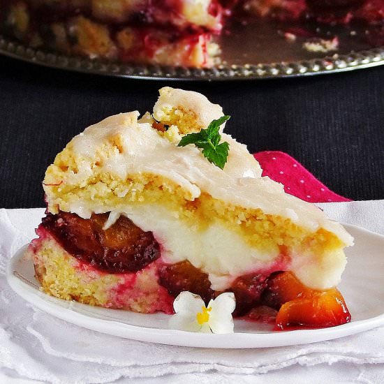 Plum Cake with Pudding