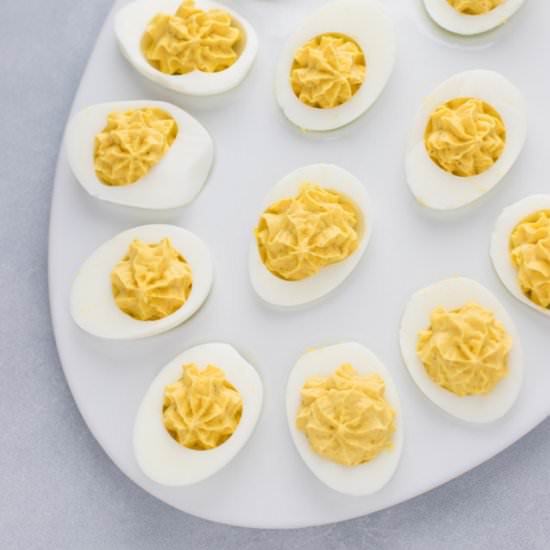 Horseradish Deviled Eggs