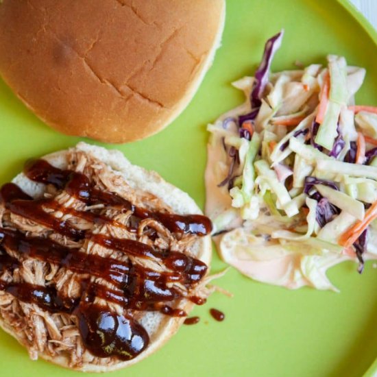 Instant Pot Pulled Barbecue Chicken