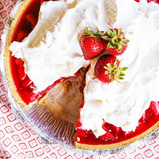 No-Bake Fresh Strawberry Pie